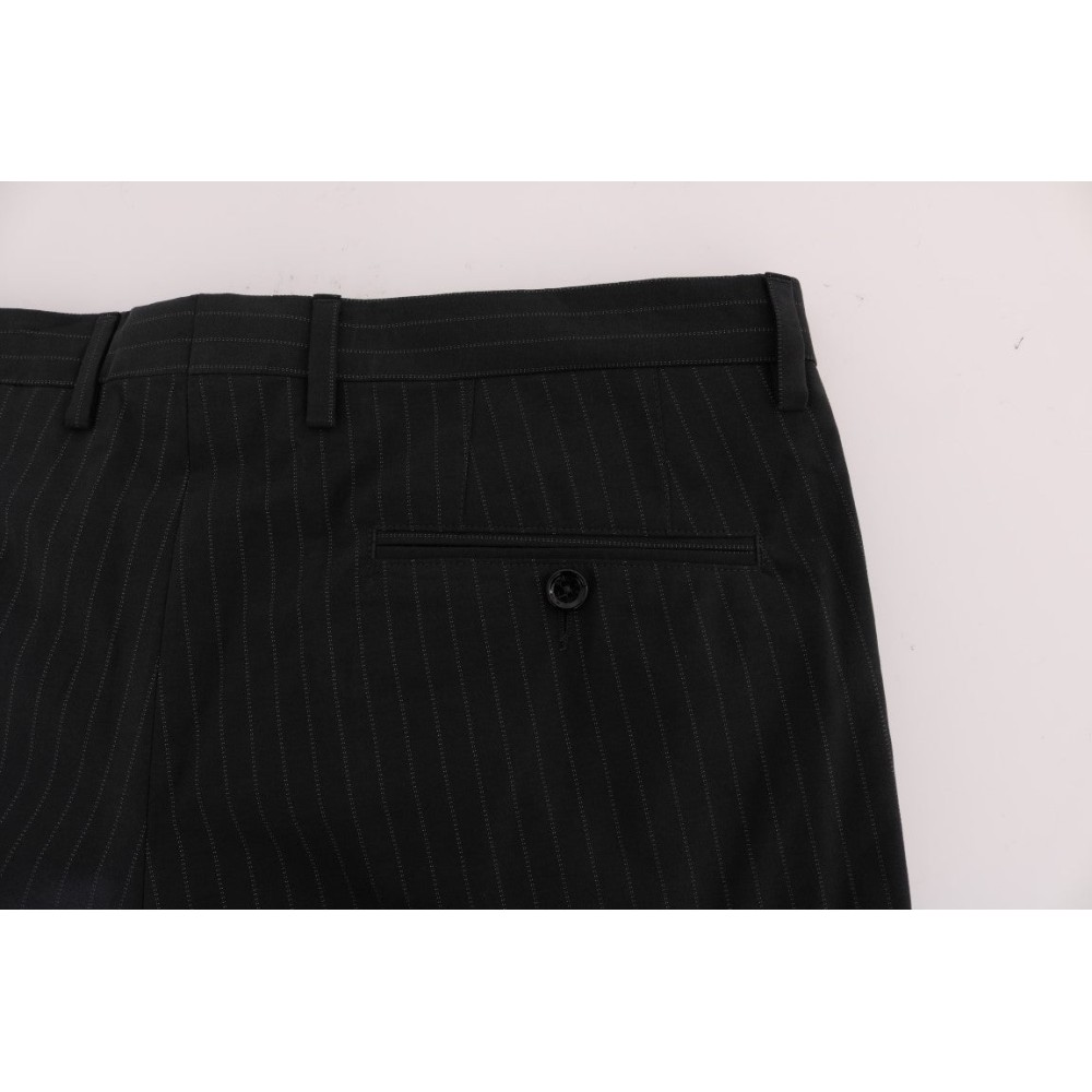 Dolce & Gabbana Elegante gestreifte, gerade geschnittene Kleiderhosen