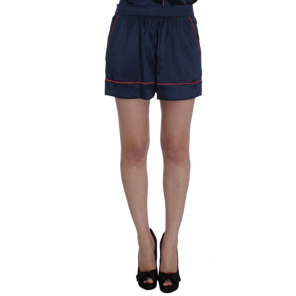 Dolce & Gabbana Smaragdgrüne Schatzhose mit hoher Taille aus Kaschmir