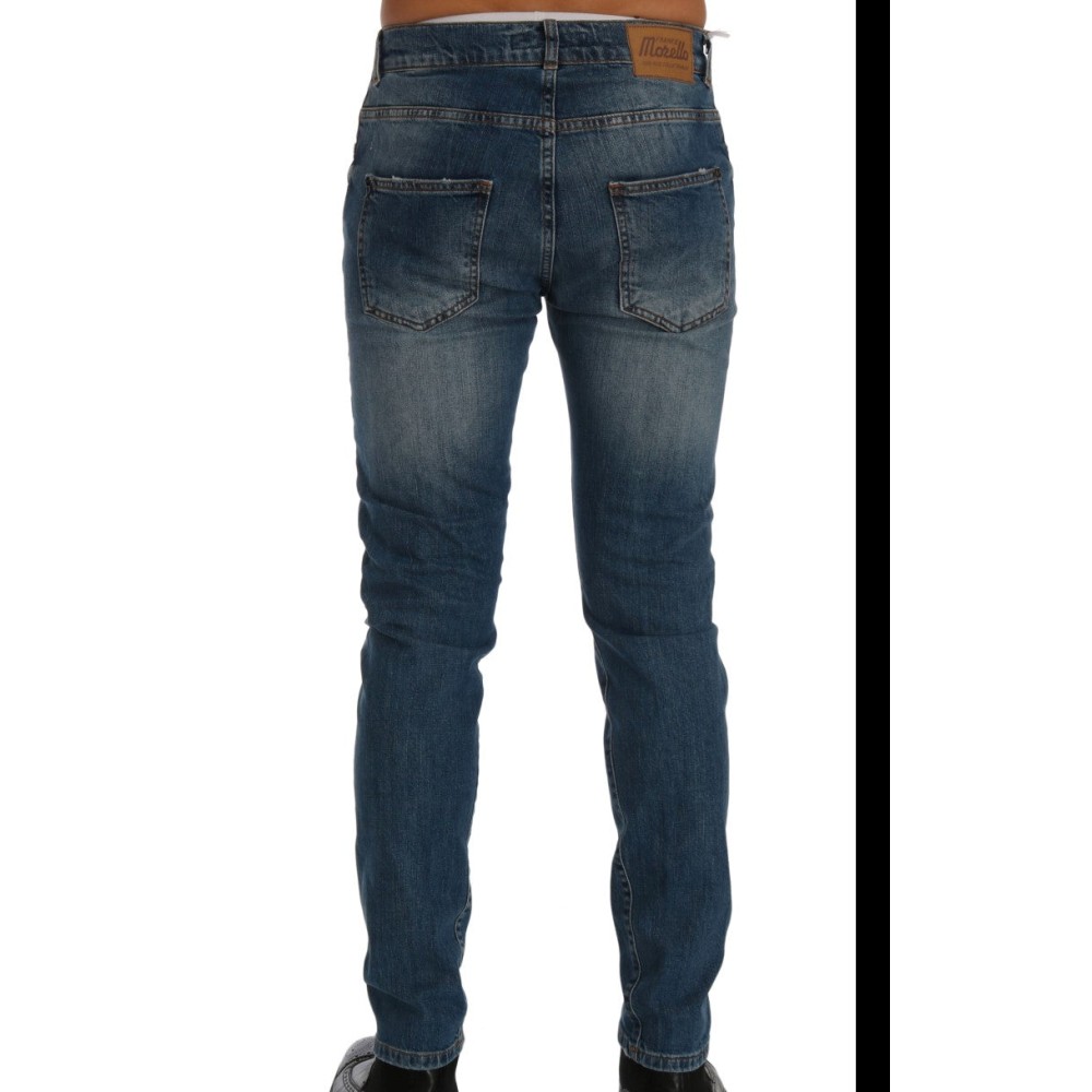 Dolce & Gabbana Bordeaux gestreifte kniehohe Shorts aus Baumwolle