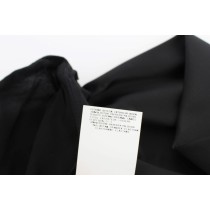 Exte Elegante Schwarze Abend-Wickeltop-Bluse