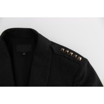 Exte Elegante Blazerjacke mit goldenen Knöpfen in Grau
