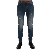 GF Ferre Elegante Slim Fit Hose aus schwarzer Baumwolle
