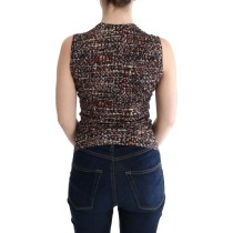 Dolce & Gabbana Elegante gestreifte Baumwoll-Leinen-Shorts