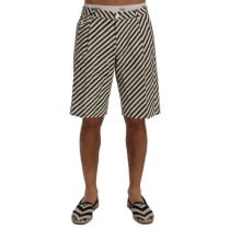 Dolce & Gabbana Gestreifte Hanf-Lässig-Shorts