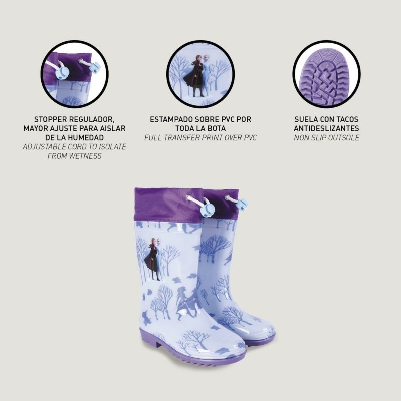 Children's Water Boots Frozen Lilac