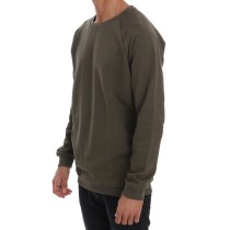 Daniele Alessandrini Wunderschöner grüner Baumwollpullover mit Rundhalsausschnitt
