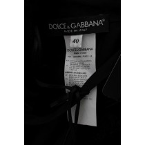 Dolce & Gabbana Elegantes Schwarzes Etuikleid mit Seidenfutter