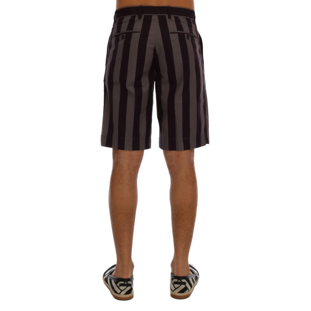 Dolce & Gabbana Lässige gestreifte Baumwollshorts