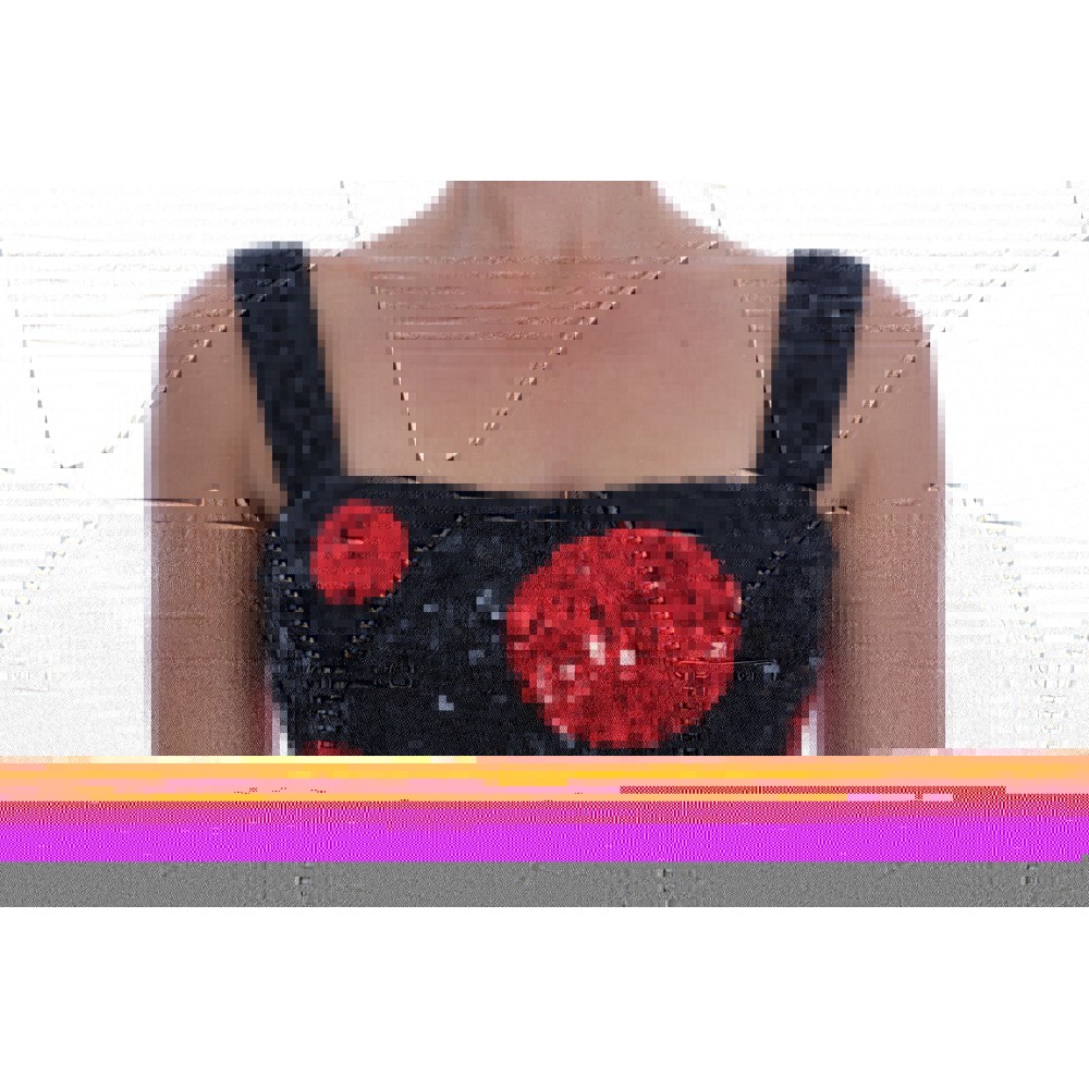 Dolce & Gabbana Elegantes gepunktetes Etuikleid