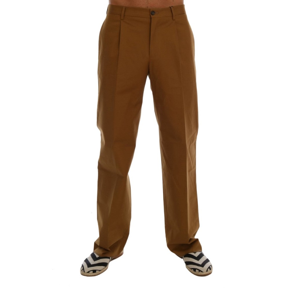 Dolce & Gabbana Elegante braune formelle Hose für Männer