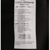 Dolce & Gabbana Eleganter taillenhoher Bleistiftrock mit goldenen Fransen
