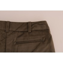 Billionaire Italian Couture Eleganter grauer Baumwoll-Sweatdress mit Kapuze