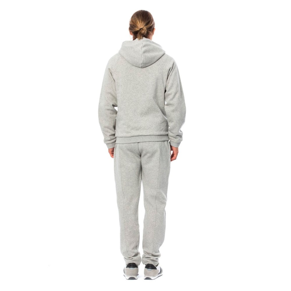 Billionaire Italian Couture Eleganter grauer Baumwoll-Sweatdress mit Kapuze