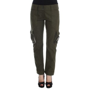 Ermanno Scervino Schicke grüne Cargo-Hose für mühelosen Stil