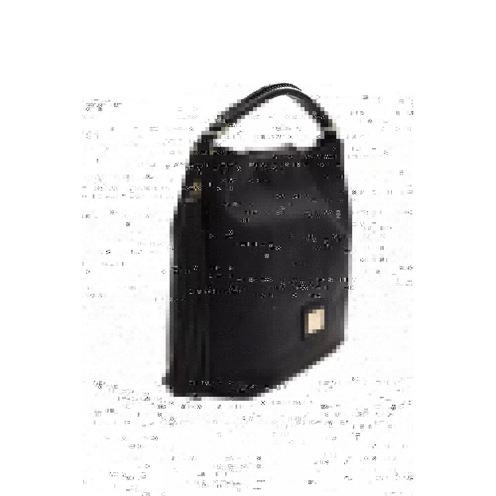 Pompei Donatella Schwarzes Leder Damen Umhängetasche