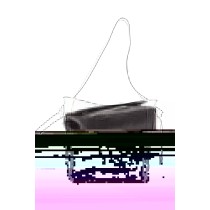 Pompei Donatella Blaue Leder Damen Crossbody Tasche