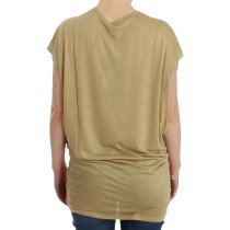 Costume National Schickes Tunika-Top mit V-Ausschnitt und Motivdruck