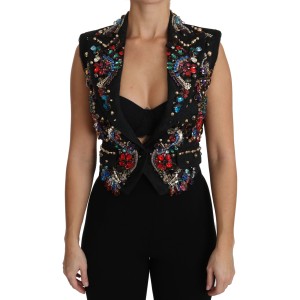 Dolce & Gabbana Verzauberte Sizilien Weste mit Kristallverzierung