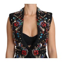 Dolce & Gabbana Verzauberte Sizilien Weste mit Kristallverzierung