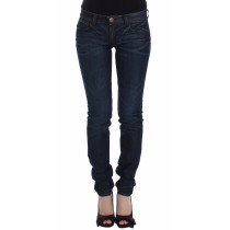 Ermanno Scervino Chic Dunkelblaue Skinny Jeans