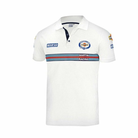 Kurzarm Poloshirt Sparco MARTINI-R Weiß M