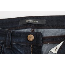 Ermanno Scervino Chic Dunkelblaue Skinny Jeans