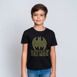 T shirt à manches courtes Enfant Batman Noir