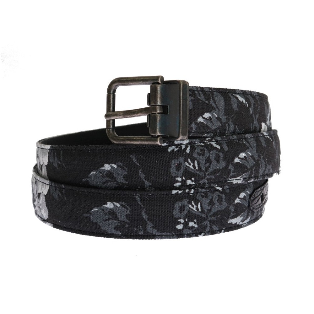 Dolce & Gabbana Eleganter Luxusgürtel mit Blumenmuster für Männer