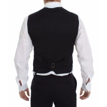 Frankie Morello Elegantes weiß-blau gestreiftes Freizeithemd