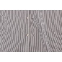 Frankie Morello Elegantes weiß-blau gestreiftes Freizeithemd