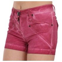 PLEIN SUD Leuchtend orangefarbener Mini-Skort mit Logo-Detail