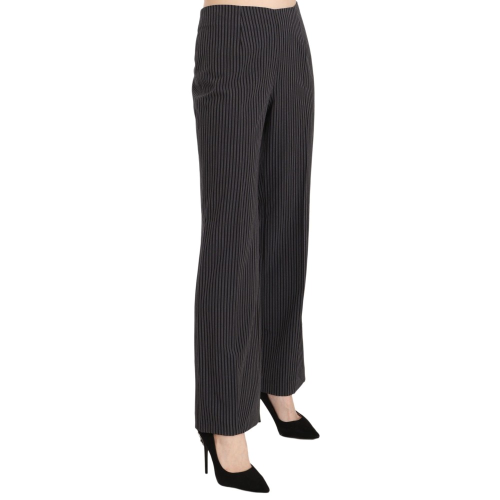 BENCIVENGA Elegante gestreifte Straight Fit-Hose