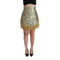 Dolce & Gabbana Erhöhen Sie Ihre Garderobe mit unserem exquisiten Goldrock