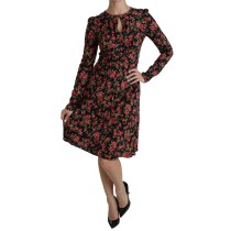 Dolce & Gabbana Eleganter Trenchcoat aus Brokat mit Blumenmuster in Gold