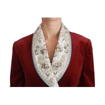 Dolce & Gabbana Rosa geblümter Seidenpullover mit V-Ausschnitt
