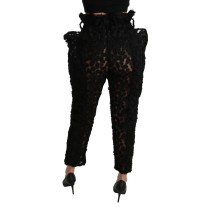 Dolce & Gabbana Elegantes schwarzes Kaschmir-Cardigan-Top