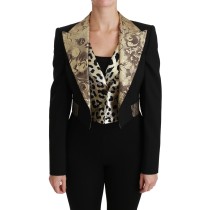 Dolce & Gabbana Schwarzes Baumwoll-T-Shirt mit Rundhalsausschnitt und einzigartigem Druck