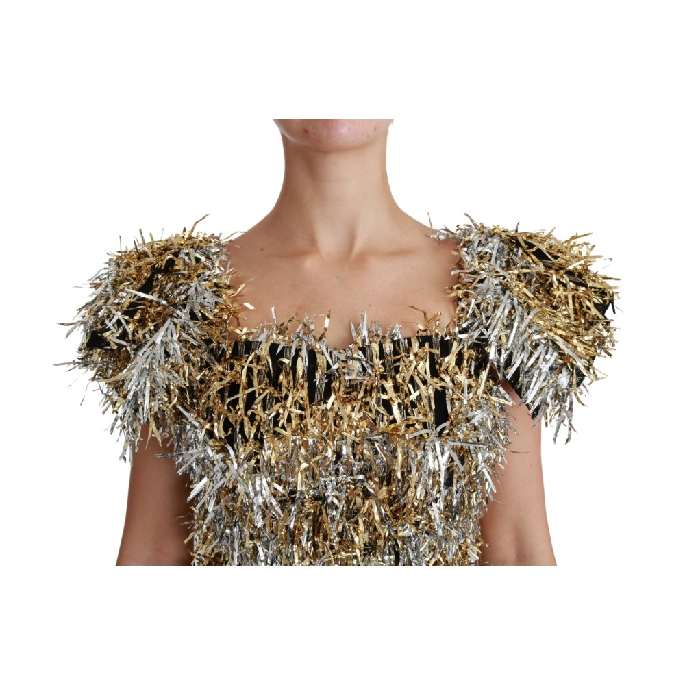 Dolce & Gabbana Eleganter floraler Brokat Blazer Mantel Jacke