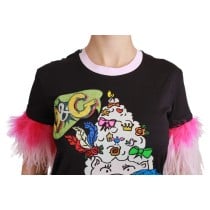 Dolce & Gabbana Ärmellose Weste aus buntem Brokat mit Blumenmuster
