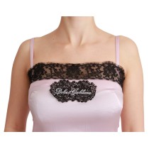 Dolce & Gabbana Elegantes Seiden-Spitzen-Tank-Top