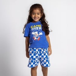 Pyjama Enfant Sonic Bleu