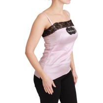 Dolce & Gabbana Elegantes Seiden-Spitzen-Tank-Top