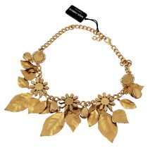 Dolce & Gabbana Elegante Blumenkette Sizilien Charme Halskette