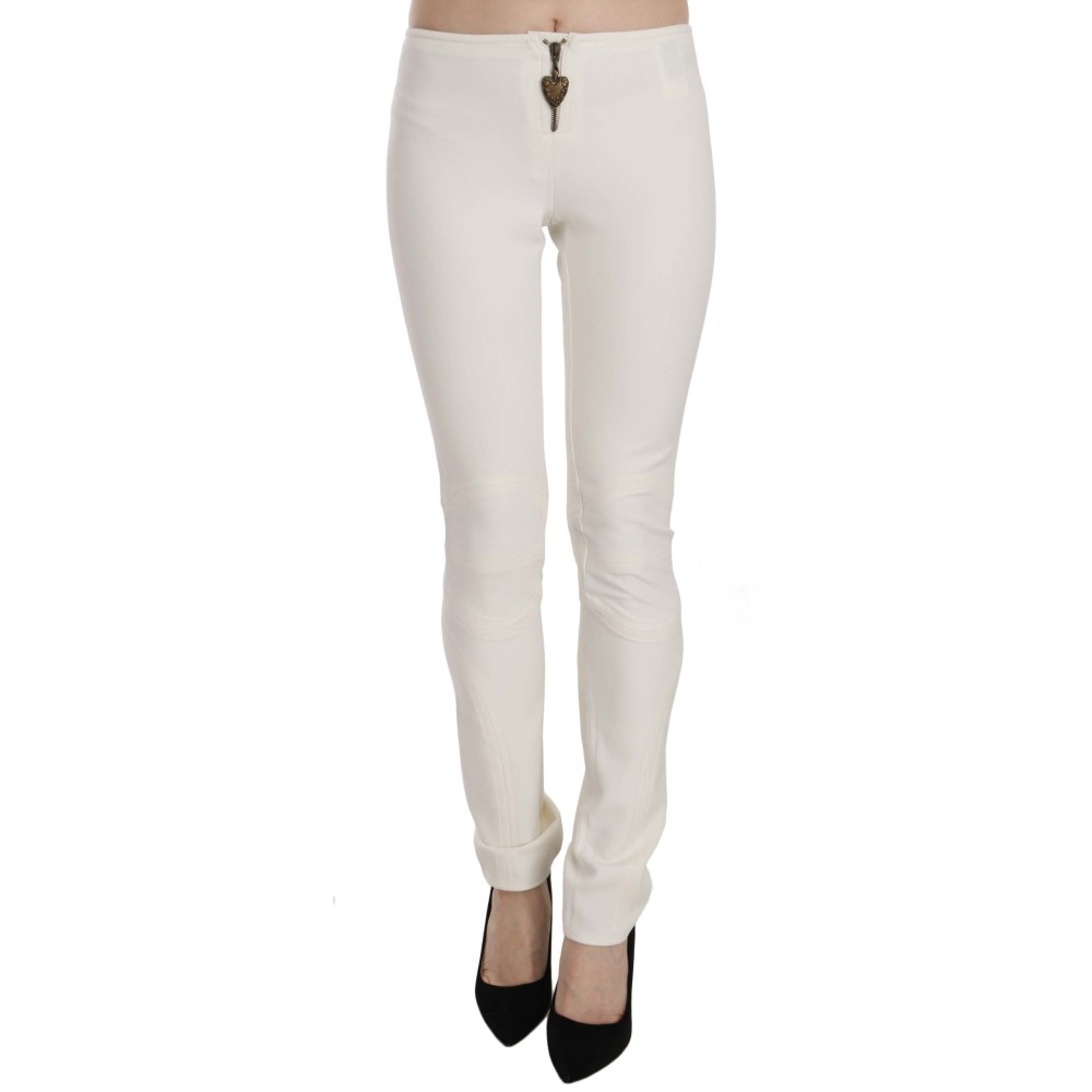 Just Cavalli Elegante Skinny-Kleid-Hose mit mittlerer Taille
