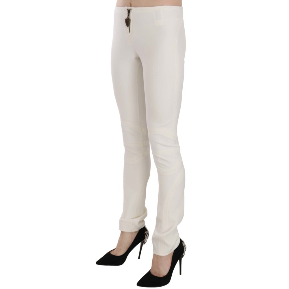 Just Cavalli Elegante Skinny-Kleid-Hose mit mittlerer Taille