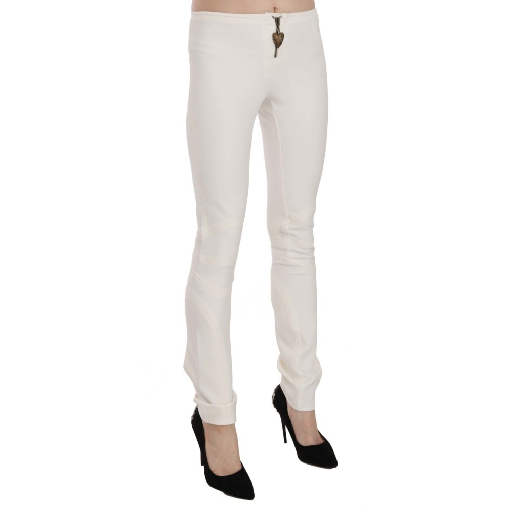 Just Cavalli Elegante Skinny-Kleid-Hose mit mittlerer Taille