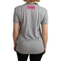 Dolce & Gabbana Bluse aus Seidenmischung mit Spitze in Rosa