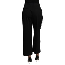 Trussardi Schwarzes Leder Portemonnaie für Männer