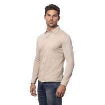 Verri Beige Baumwolle Männer Hemd