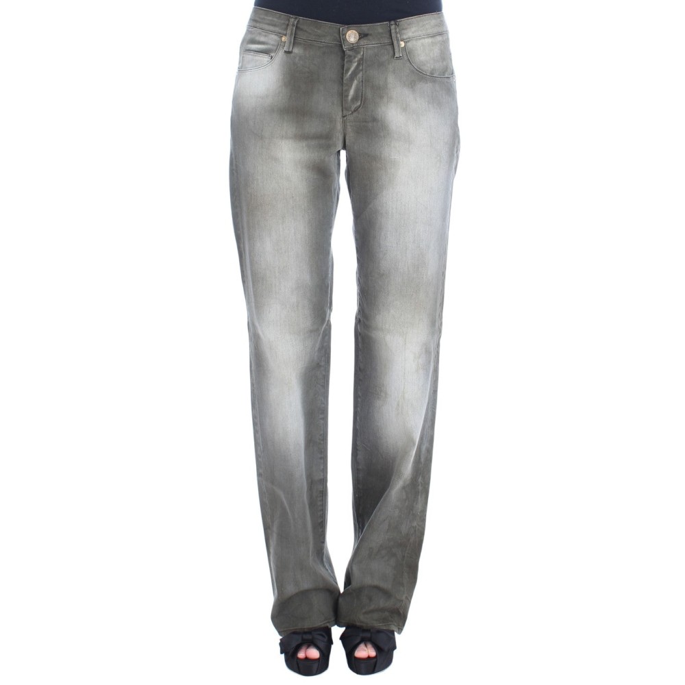 Ermanno Scervino Schicke Boyfriend Jeans in grauer Waschung